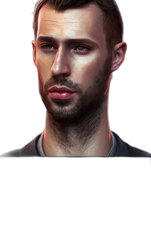 face, staff, hair, robot transparent PNG cut-out
