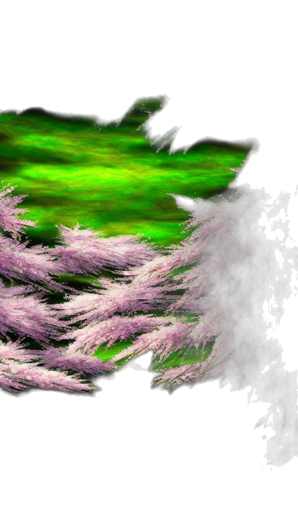 tree, hair, dragon, flower, 3d render, photorealistic, vaporwave, fantasy art transparent PNG cut-out