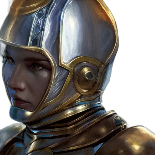 robot, concept art, fantasy art, photorealistic transparent PNG cut-out