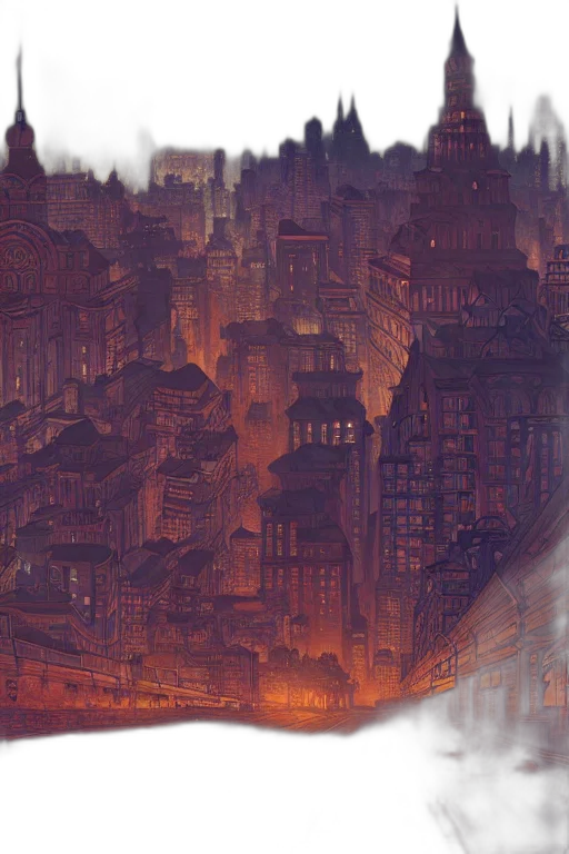 concept art, comic book art, fantasy art, cyberpunk transparent PNG cut-out