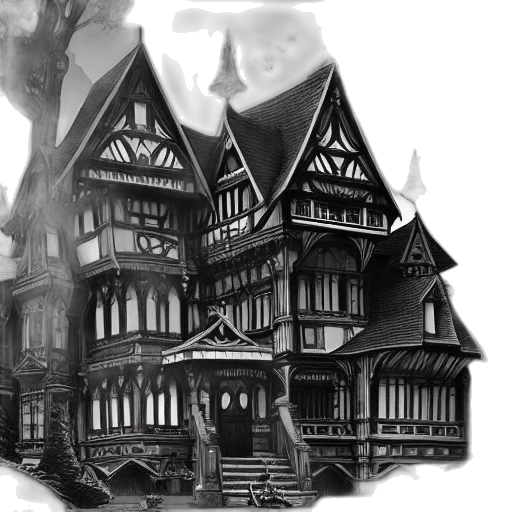building, concept art, fantasy art, comic book art transparent PNG cut-out
