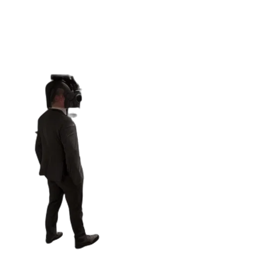 mask, robot, hat, jacket transparent PNG cut-out