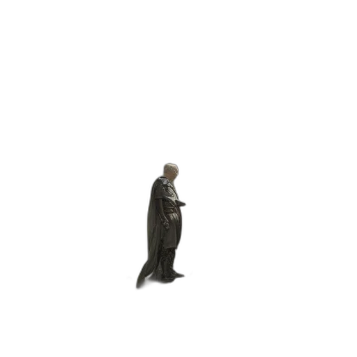 jacket, staff, umbrella, robot transparent PNG cut-out