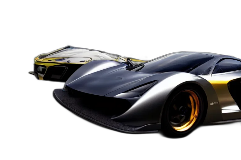 car, concept art, 3d render, photorealistic transparent PNG cut-out