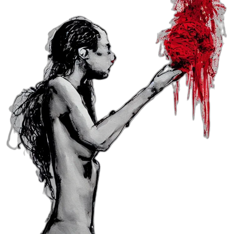 hair, staff, weapon, concept art, photorealistic, fantasy art, comic book art, fire transparent PNG cut-out