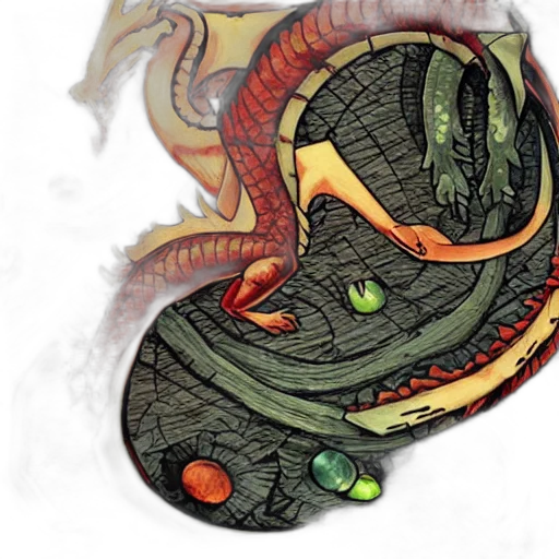 dragon, mask, creature, concept art transparent PNG cut-out