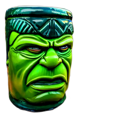 mask, bottle, face, 3d render, photorealistic, comic book art, concept art, closeup transparent PNG cut-out