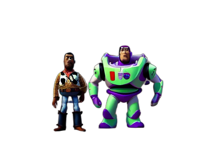 robot, 3d render, concept art, pixel art, comic book art, outer space, kanye, west transparent PNG cut-out