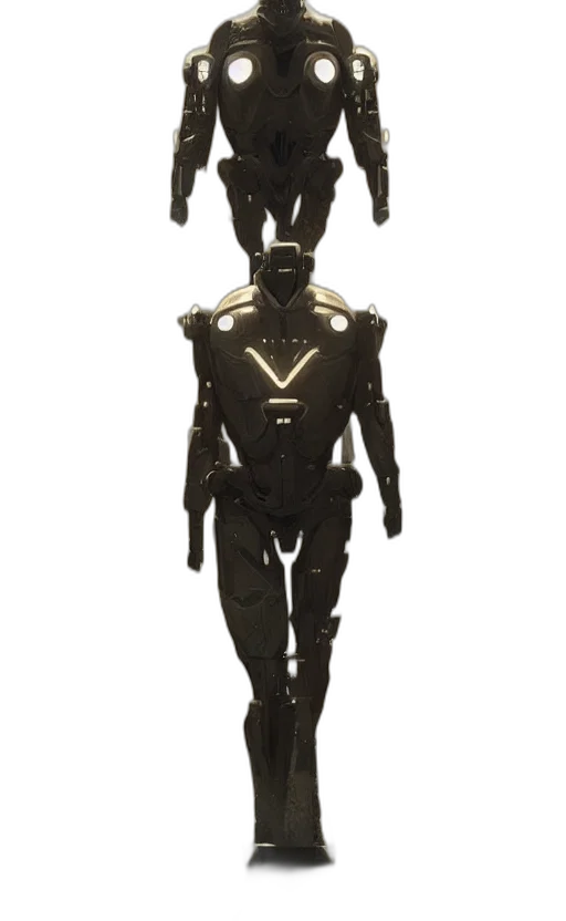 robot, mask, jacket, creature, concept art, 3d render, cyberpunk, comic book art transparent PNG cut-out