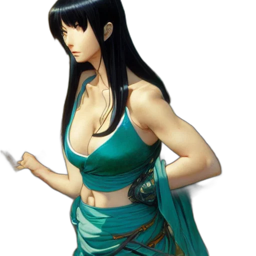 dress, staff, sword, jewelry transparent PNG cut-out