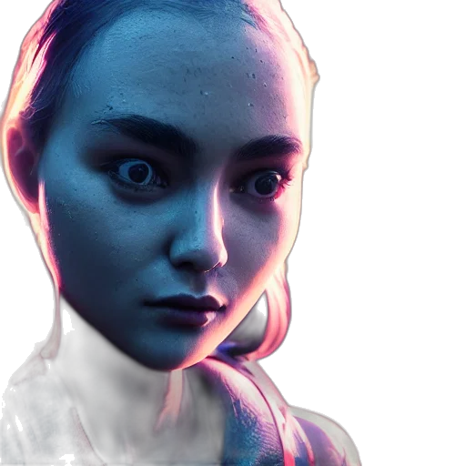 face, robot, creature, mask, photorealistic, concept art, 3d render, fantasy art transparent PNG cut-out