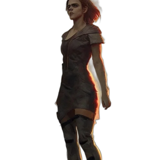 dress, staff, robot, face, concept art, fantasy art, comic book art, pixel art transparent PNG cut-out