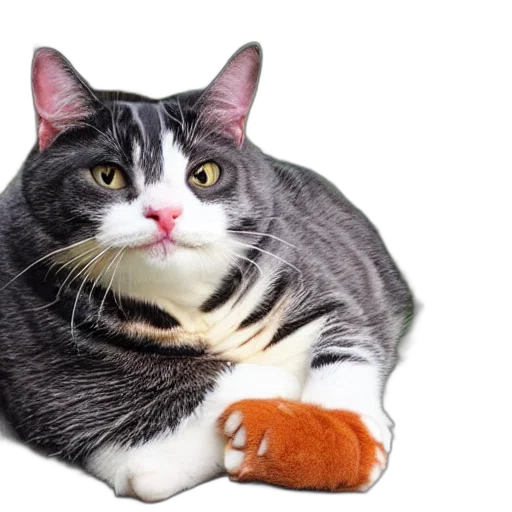 animal, staff, weapon, food, photorealistic, fat, cat transparent PNG cut-out