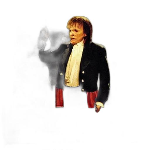jacket, staff, robot, face transparent PNG cut-out