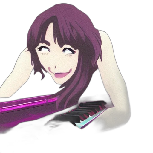weapon, hair, creature, robot transparent PNG cut-out