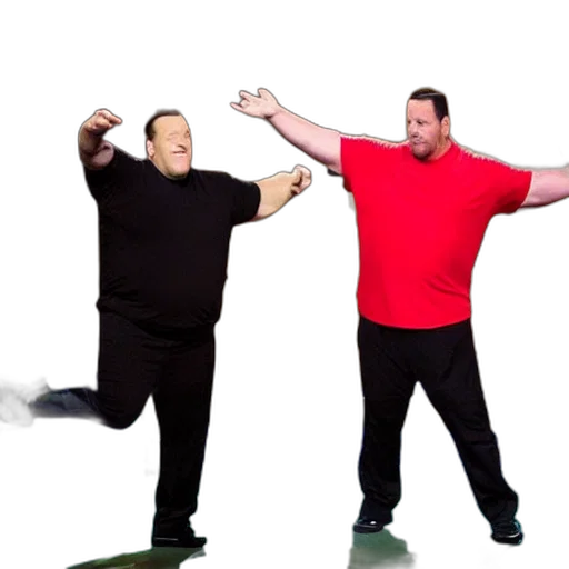 staff, kevin, james, dabbing transparent PNG cut-out