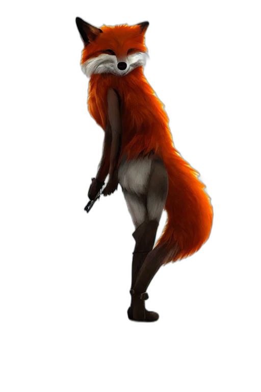 staff, animal, creature, concept art, 3d render, fantasy art, watercolor, red transparent PNG cut-out