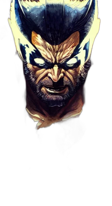face, mask, weapon, staff transparent PNG cut-out