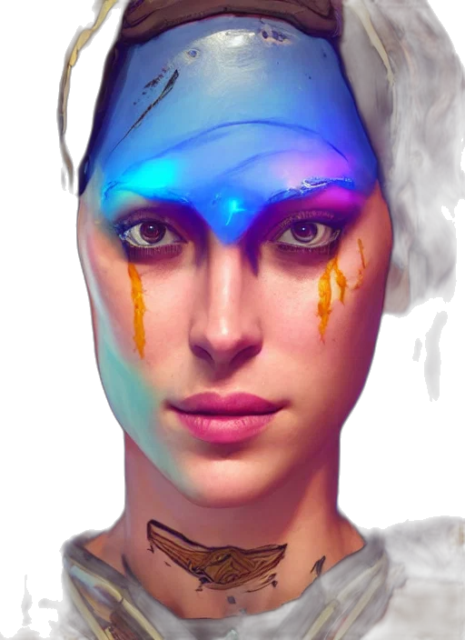 face, mask, robot, jewelry transparent PNG cut-out
