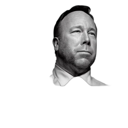face, staff, animal, photorealistic, alex, jones, abducted, aliens transparent PNG cut-out