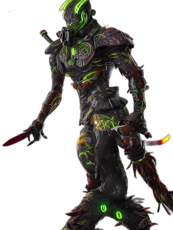 robot, staff, creature, dragon transparent PNG cut-out