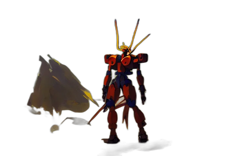 robot, weapon, concept art, fantasy art transparent PNG cut-out
