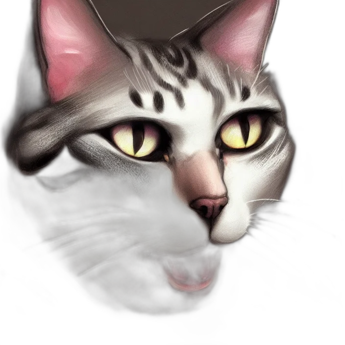 animal, face, creature, photorealistic transparent PNG cut-out