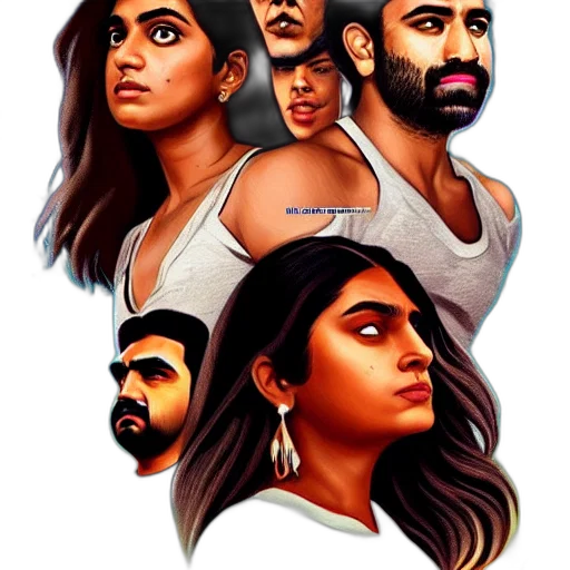 comic book art, cartoon, pencil sketch, watercolor, neon lights, fire, aesthetic, movie transparent PNG cut-out