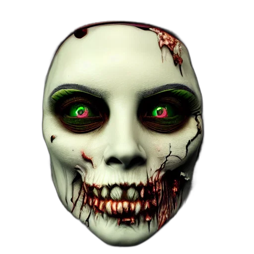 mask, face, 3d render, photorealistic transparent PNG cut-out