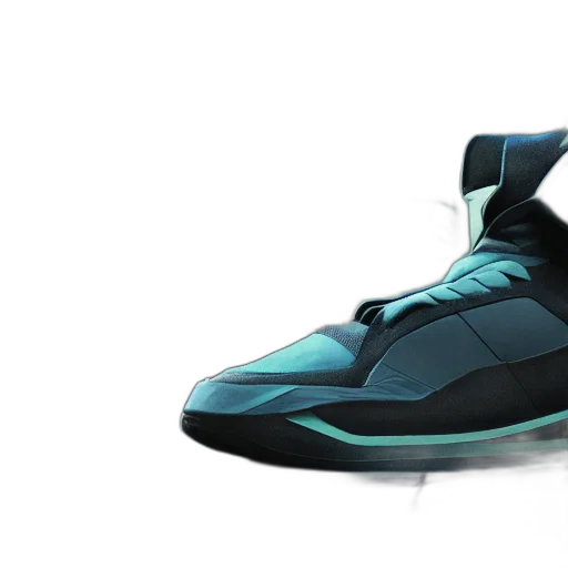 shoes, 3d render, concept art, photorealistic transparent PNG cut-out