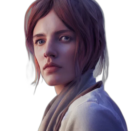 face, jacket, robot, staff transparent PNG cut-out
