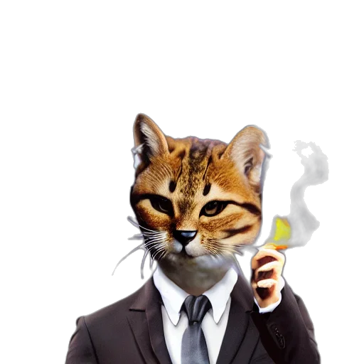 staff, animal, mask, photorealistic transparent PNG cut-out