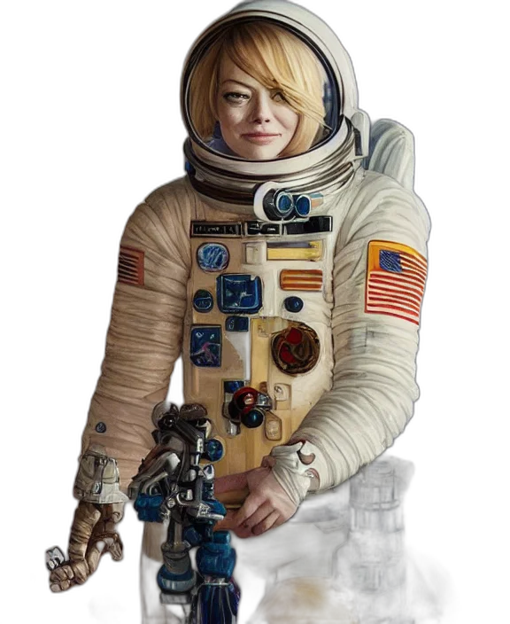 robot, staff, jacket, dress transparent PNG cut-out