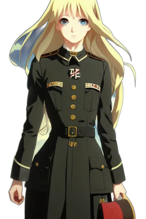 staff, dress, jacket, crown transparent PNG cut-out