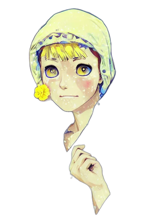 staff, hat, umbrella, face transparent PNG cut-out