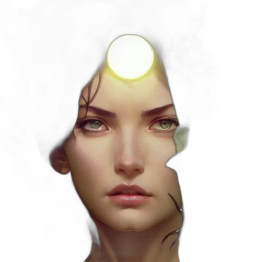 face, mask, crown, robot transparent PNG cut-out