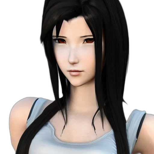face, 3d render, photorealistic, concept art transparent PNG cut-out