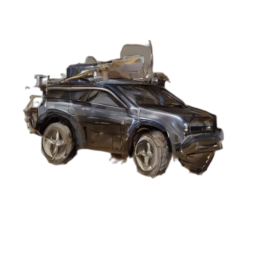 car, robot, weapon, concept art transparent PNG cut-out