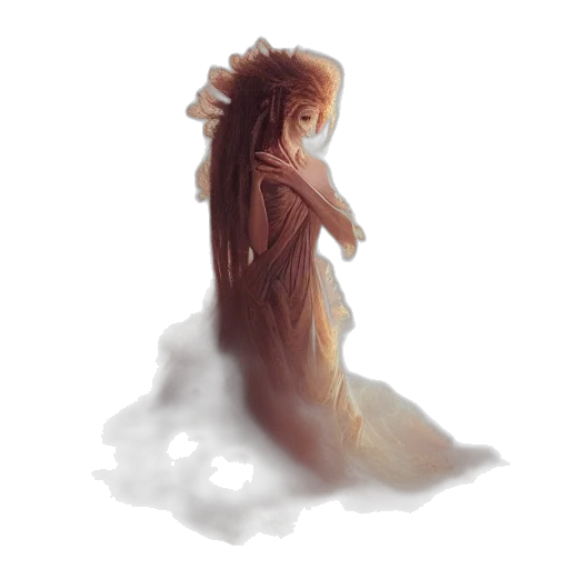 dress, creature, crown, mask transparent PNG cut-out