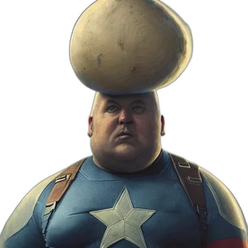 hat, staff, crown, face transparent PNG cut-out