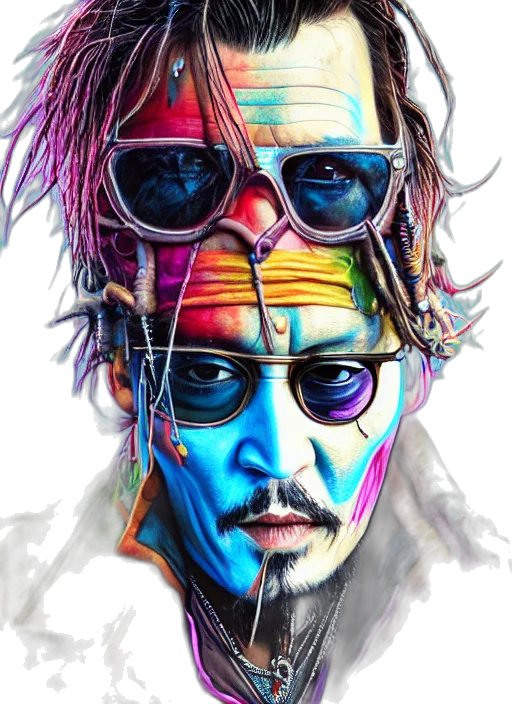 face, mask, jacket, cyberpunk transparent PNG cut-out