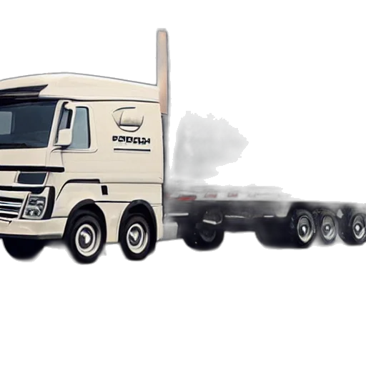 3d render, photorealistic, concept art, lorry transparent PNG cut-out