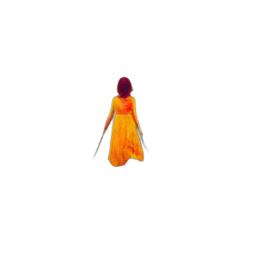 dress, staff, umbrella, sword transparent PNG cut-out