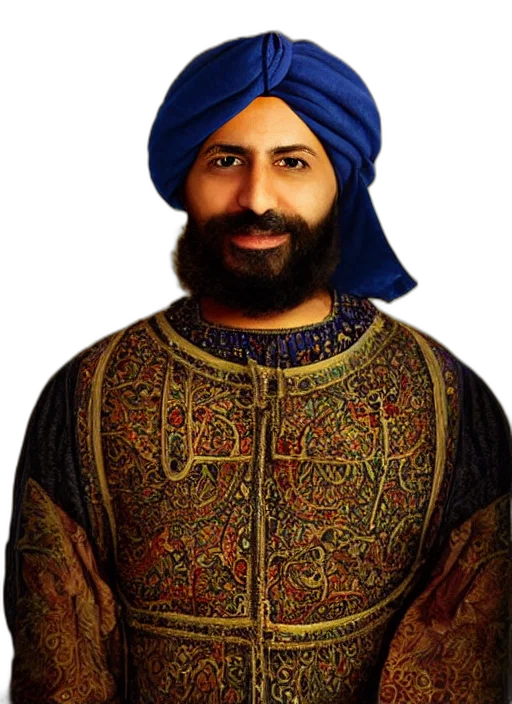 crown, staff, face, photorealistic transparent PNG cut-out
