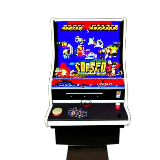3d render, neo, geo, arcade transparent PNG cut-out