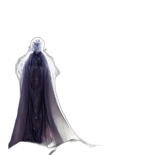 dress, creature, staff, crown transparent PNG cut-out