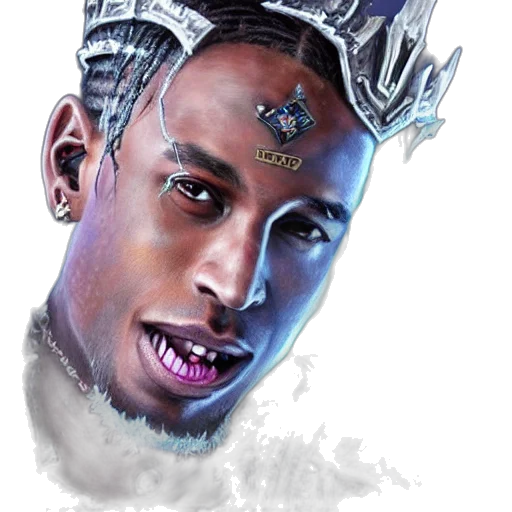 crown, dragon, face, creature transparent PNG cut-out
