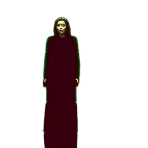 dress, staff, creature, jacket transparent PNG cut-out