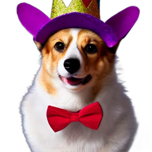hat, crown, staff, animal transparent PNG cut-out