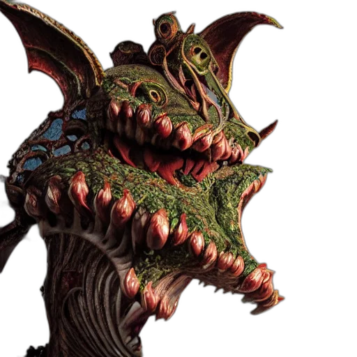 dragon, creature, mask, face transparent PNG cut-out